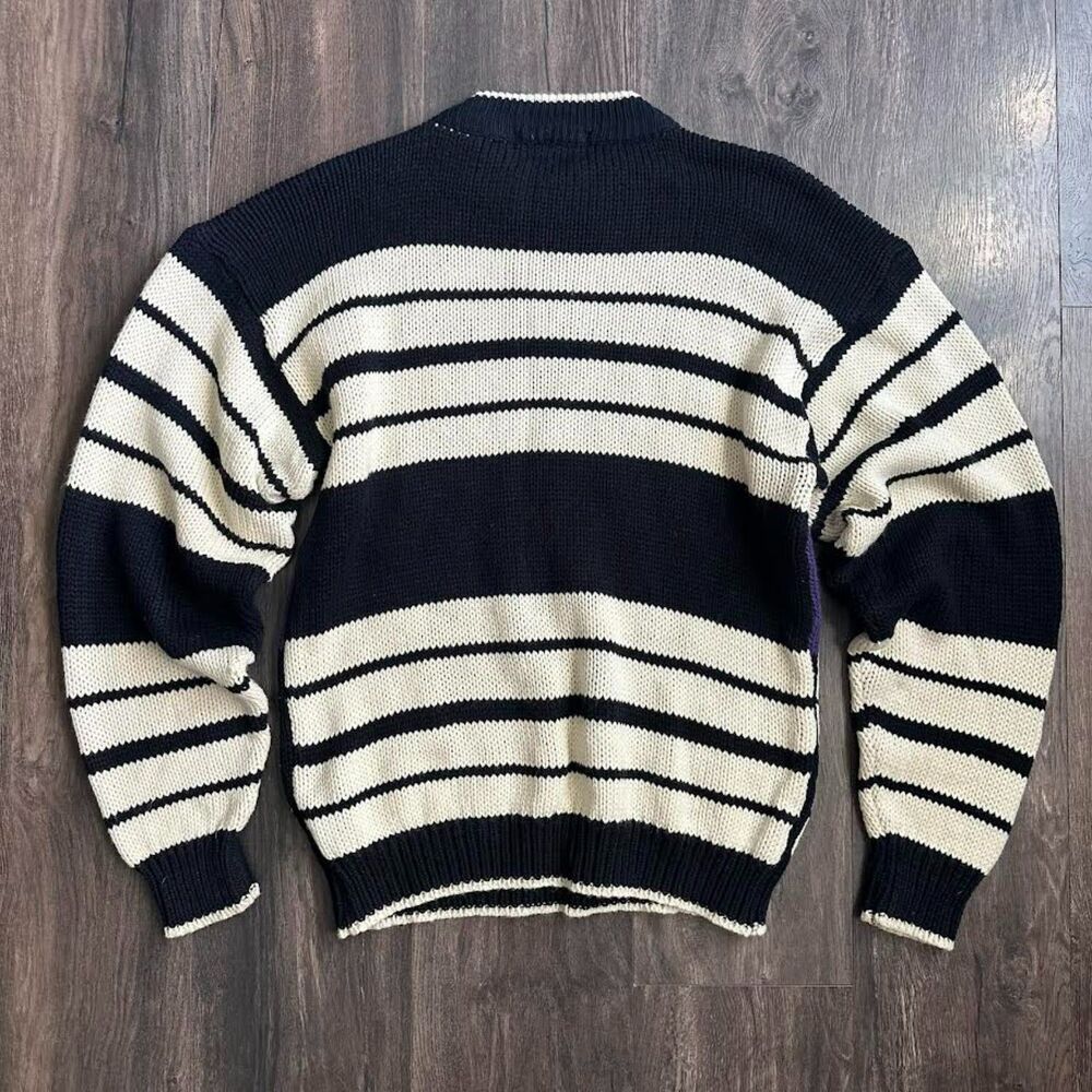 Vtg McGregor Knit Sweater Geo Abstract Native Print Pullover Crewneck Sz Large - Picture 2 of 7